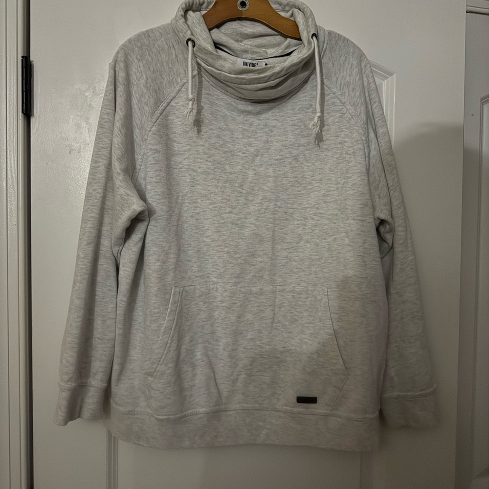 Univibe Light Gray Turtleneck Sweater